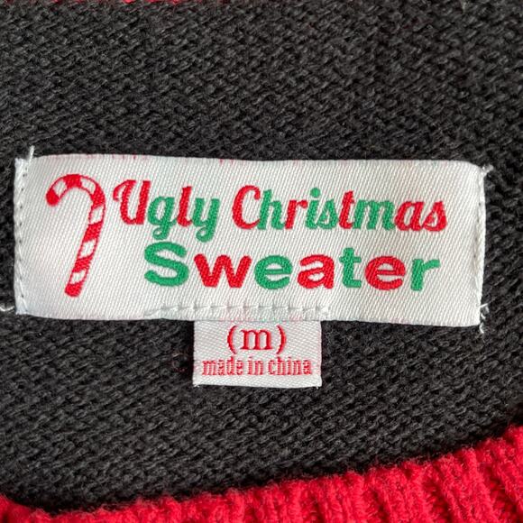 Ugly Christmas Sweater ALL THE CHRISTMAS THINGS Holiday Sweater Size Medium - Picture 4 of 5